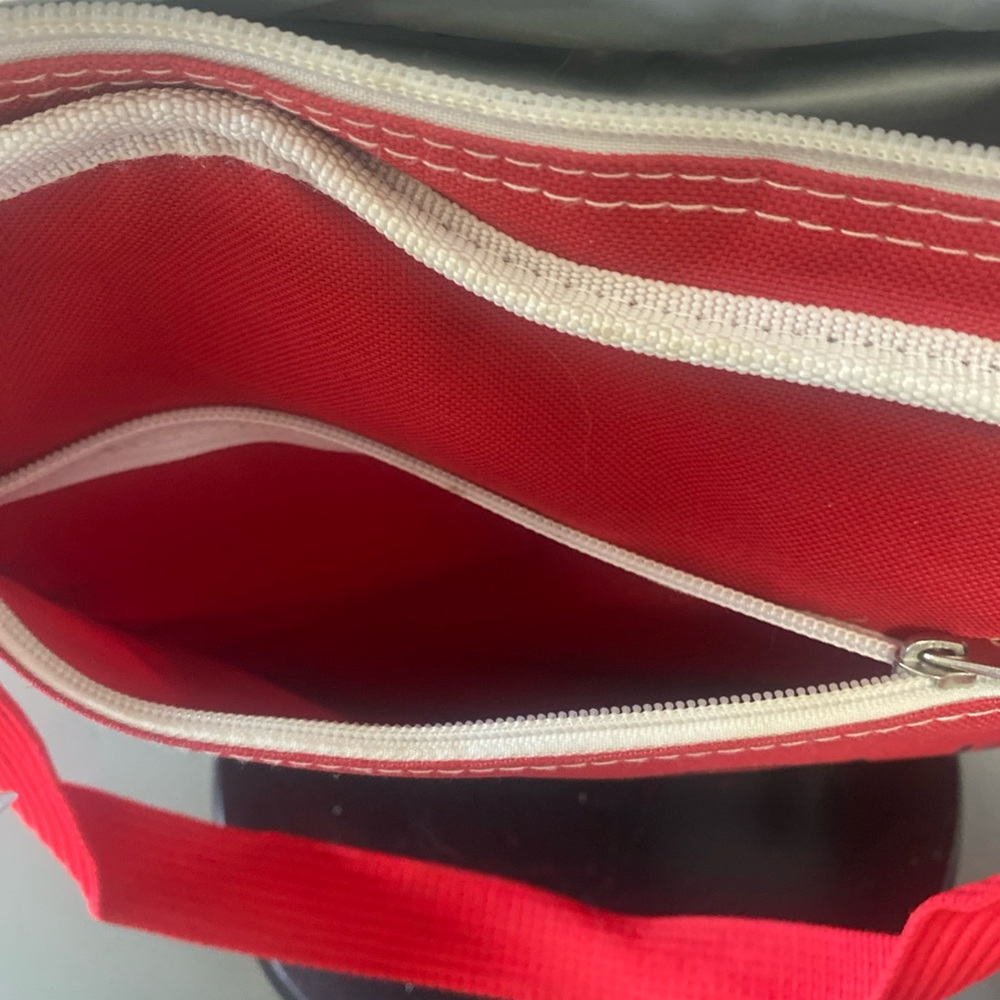Red Disney Minnie Mouse cooler Tote Bag - Picture 5 of 6